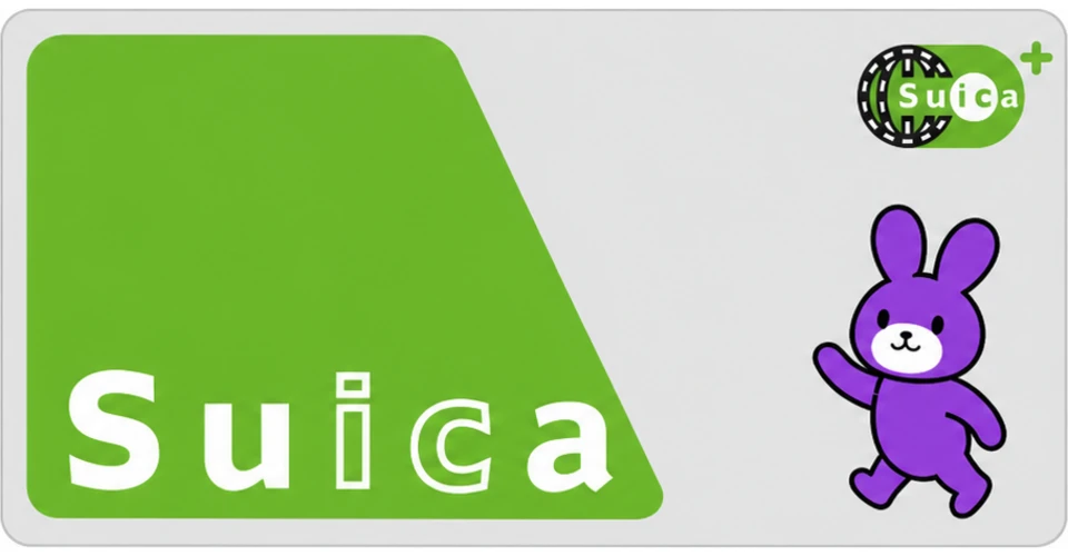 New Suica Rabbit card with the purple rabbit mascot